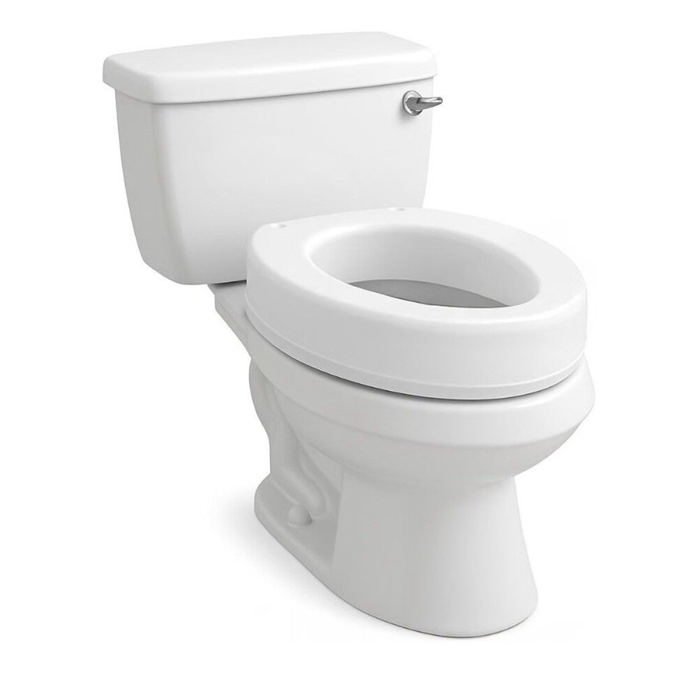 Carex Toilet Seat Elevator for Elongated Toilet Seats - NEW